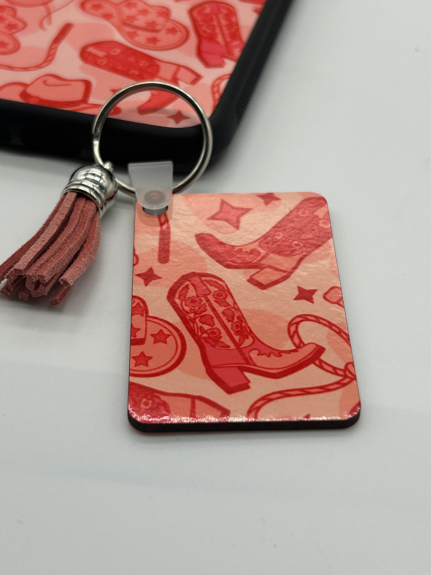 Cowgirl Keyring