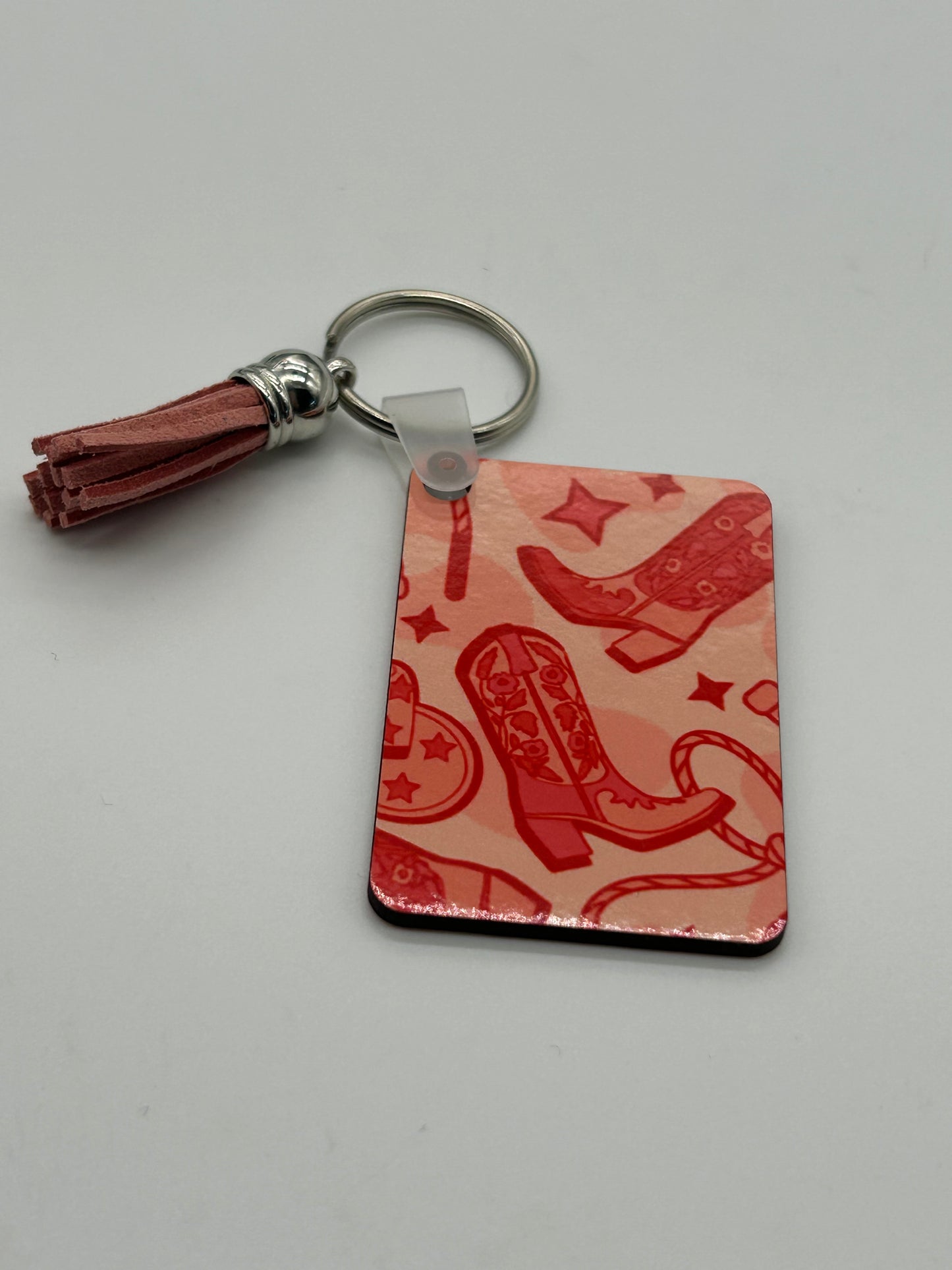 Cowgirl Keyring
